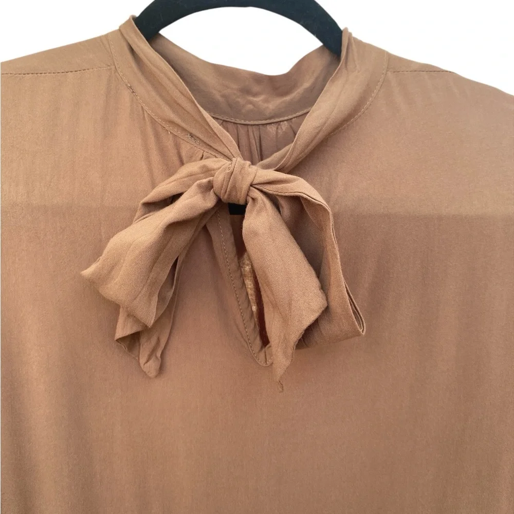3/$18 Anna-Kaci High-Low Tiered Long Sleeved Ruffled Wrist Women's Top- Size S - Picture 8 of 14